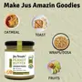 Jus Amazin Creamy Organic Peanut Butter - Unsweetened (200g) | 31% Protein | Clean Nutrition | Single Ingredient - 100% Organic Peanuts | Zero Additives | Vegan & Dairy Free, 7 image