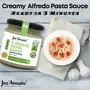 Jus Amazin 5-Minute Pasta Sauce - Creamy Alfredo (200g) | Only 5 Ingredients, 100% Natural | Clean Nutrition | 85% Nuts (Cashew nuts & Almonds) | Rich in Iron | Zero Additives | Vegan & Dairy Free, 2 image
