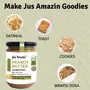 Jus Amazin CRUNCHY Organic Peanut Butter - Unsweetened (500g) | 28% Protein | Clean Nutrition | Single Ingredient - 100% Organic Peanuts | Zero Additives | Vegan &  Dairy Free, 7 image