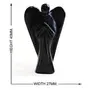 SATYAMANI Natural Black Obsidian(Small) Angel, 2 image
