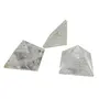 SATYAMANI Natural Clear Quartz Pyramid 20 mm. for Correction for Unisex Color- Clear (Pack of 1 Pc.), 2 image