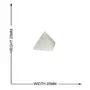 SATYAMANI Natural Clear Quartz Pyramid 25 mm. for Correction for Unisex Color- Clear (Pack of 1 Pc.), 4 image