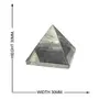 SATYAMANI Natural Clear Quartz Pyramid 30 mm. for Correction for Unisex Color- Clear (Pack of 1 Pc.), 4 image