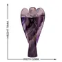 SATYAMANI Natural Energised Purple orite Angel, 4 image