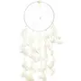 SATYAMANI Handmade White Color Dream Catcher for Elements Energy Balancing in He/Office/Shop (60 cm x 20 cm)