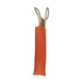 ALOKIK Lunch Jute Bags For Unisex With Zipper (Beige & Orange), 2 image