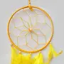 SATYAMANI Handmade Yellow Color Dream Catcher for He/Office/Shop (45 cm x 15 cm), 2 image