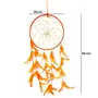 SATYAMANI Handmade Orange Color Dream Catcher for Elements Energy Balancing in He/Office/Shop, 4 image