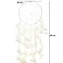 SATYAMANI Handmade White Color Dream Catcher for Elements Energy Balancing in He/Office/Shop (60 cm x 20 cm), 4 image
