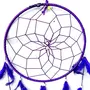 SATYAMANI Handmade Purple Color Dream Catcher for Elements Energy Balancing in He/Office/Shop (60 cm x 20 cm), 3 image