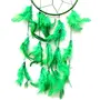 SATYAMANI Handmade Green Color Dream Catcher for He/Office/Shop (45 cm x 15 cm), 3 image