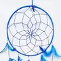 SATYAMANI Handmade Light Blue Color Dream Catcher for Elements Energy Balancing in He/Office/Shop (60 cm x 20 cm), 3 image