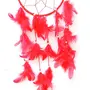 SATYAMANI Handmade Red Color Dream Catcher for He/Office/Shop (45 cm x 15 cm, 2 image