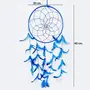 SATYAMANI Handmade Light Blue Color Dream Catcher for Elements Energy Balancing in He/Office/Shop (60 cm x 20 cm), 4 image