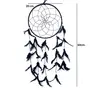 SATYAMANI Handmade Black Color Dream Catcher for Elements Energy Balancing in He/Office/Shop (60 cm x 20 cm), 4 image