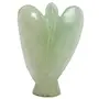 CRYSTAL'S ADVISOR Natural Green Aventurine(Big) Angel for Chakra Healing Color- Yellow (Pack of 1 Pc.), 2 image