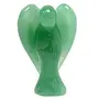 CRYSTAL'S ADVISOR Natural Green Aventurine(Small) Angel for Chakra Healing Color- Green (Pack of 1 Pc.)