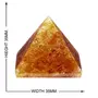 CRYSTAL'S ADVISOR Natural Yellow Quartz Pyramid 35 mm. for Correction Creativity Color- Yellow (Pack of 1 Pc.), 3 image