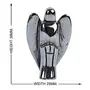 CRYSTAL'S ADVISOR Natural Hematite (Small) Angel for Chakra Healing Color- Silver/Grey (Pack of 1 Pc.), 4 image