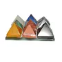 CRYSTAL'S ADVISOR Natural Navgrah Pyramid Grid on Glass for Correction Creativity Color- Multi Color (Pack of 1 Pc.), 3 image