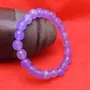 CRYSTAL'S ADVISOR Heat Processed Purpurite 8 mm Bead Bracelet Designer 1 Color- Purple for Men Wen Boys & Girls (Pack of 1 Pc.), 4 image