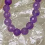 CRYSTAL'S ADVISOR Heat Processed Purpurite 8 mm Bead Bracelet Designer 1 Color- Purple for Men Wen Boys & Girls (Pack of 1 Pc.), 2 image