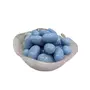 Blue Angelite Crystal Tumbled Stone 100 Gram For Creative People Converts Fear into Faith Chakra Stone Meditation Crystal Throat ChakraGift Healing Crystals