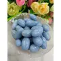 Blue Angelite Crystal Tumbled Stone 100 Gram For Creative People Converts Fear into Faith Chakra Stone Meditation Crystal Throat ChakraGift Healing Crystals, 6 image