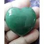Green Aventurine Stone Heart 1.5 Inch // Crystal Heart // Heart Chakra Stone For Prosperity and Good Luck Stone, 2 image