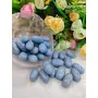 Blue Angelite Crystal Tumbled Stone 100 Gram For Creative People Converts Fear into Faith Chakra Stone Meditation Crystal Throat ChakraGift Healing Crystals, 2 image