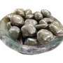 Crystal Cave Exports Peru Golden Yellow Pyrite Tumbled Stone 100 Gram For Confidence And Assertiveness And Wealth