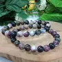 Natural Watermelon Tourmaline Stone Bracelet 8 MM for Release mood relief and Mind Fresh Positive energy protection luckGift Bracelet, 2 image