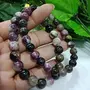 Natural Watermelon Tourmaline Stone Bracelet 8 MM for Release mood relief and Mind Fresh Positive energy protection luckGift Bracelet, 3 image