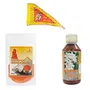 Jioo Organics Chameli Oil for Hanuman Puja Chola with Hanuman Ji Jhanda | Bajrangbali Flag | Satin | Size: Small (20x22x32 Inch)