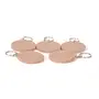 IVEI DIY MDF Key Chains Wood Sheet Craft - MDF Plain Circle-Shaped Key Chains for ting Wooden Sheet Craft - Set of 20-2 in X 2 in for Decoupage MDF Plains Resin Art Work & Decoration (Round), 3 image