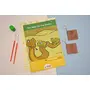 IVEI Panchatantra Story Learning Book - Workbook and 2 DIY Keychains - Colouring Activity Worksheets - Creative Fun Activity and Education for - The Ride on a Snake (Age 4 to 7 Years), 3 image