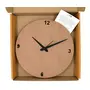 IVEI DIY MDF Numbers Cut Wooden Craft Round Blank Wall Clock for ting Wood Sheet Craft Decoupage Resin Art Work & Decoration (Brown), 5 image