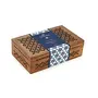 Octavius Indian Tea Collection | Pure Darjeeling Black Loose Leaf Tea 200 gms in Dark Handcrafted Cutwork wooden gift box - Darjeeling Black Tea | 100 Servings, 2 image