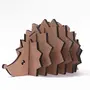 IVEI MDF DIY Coasters with Hedgehog Holder - MDF Plain Wooden Hedgehog Coasters & Holder Blank Cutouts for ting Wooden Sheet Craft Decoupage Resin Art Work & Decoration - Set of 6 Coasters, 3 image