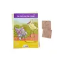 IVEI Panchatantra Story Learning Book - Workbook and 2 DIY Coasters - Colouring Activity Worksheets - Creative Fun Activity and Education for - The Wolf and The Crane (Age 4 to 7 Years), 4 image