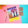 IVEI Panchatantra Story Learning Book - Workbook and 2 DIY Coasters - Colouring Activity Worksheets - Creative Fun Activity and Education for - The Greedy Barber (Age 4 to 7 Years), 3 image