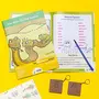 IVEI Panchatantra Story Learning Book - Workbook and 2 DIY Keychains - Colouring Activity Worksheets - Creative Fun Activity and Education for - The Ride on a Snake (Age 4 to 7 Years), 5 image