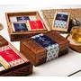Octavius Indian Tea Collection | Pure Darjeeling Black Loose Leaf Tea 200 gms in Dark Handcrafted Cutwork wooden gift box - Darjeeling Black Tea | 100 Servings, 4 image
