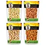 Tulunadu Flavours Dry Fruits Combo Pack 425gms - Californian Almonds Raisins Cashew nut Whole - Healthy Routine Diet - Zero Trans Fat Hygienically Packed