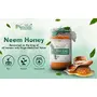 Farm Naturelle Honey - Neem Forest Flower Honey | Raw Natural Ayurved Recommended Unprocessed | Loaded with Naturally Occurring Antioxidants & Minerals, 400g and a wooden Spoon., 2 image