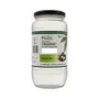 Farm Naturelle -100 % Pure Organic |Extra-Virgin Cold Pressed Coconut Oil  | 1 Ltr In Glass Battle 