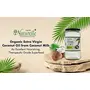 Farm Naturelle -100 % Pure Organic |Extra-Virgin Cold Pressed Coconut Oil  | 1 Ltr In Glass Battle , 4 image