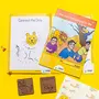 IVEI Panchatantra Story Learning Book - Workbook and 2 DIY magnets - Colouring Activity Worksheets - Creative Fun Activity and Education For - The Lion That Sprang To Life - Age 4 to 7 Years, 5 image