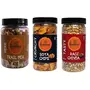 Graminway Herb Trail Mix Assorted Nuts Crunchy SOYA Chips and Tasty Ragi Cda 3 Piece 400 G