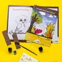 IVEI Panchatantra Story Learning Book - Workbook and 2 DIY Bookmarks - Colouring Activity Worksheets - Creative Fun Activity and Education for - The Bird with Two Heads (Age 4 to 7 Years), 5 image